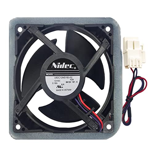 Upgraded DA81-06013A DA31-00287A U92C12MS1B3-52 (OEM) Refrigerator Evaporator Fan Motor for Samsung, Compatible with Samsung: RF28HMEDBSR/AA RF28HFEDTSR/AA, RF26HFENDSL/AA, etc -15-Years Warranty