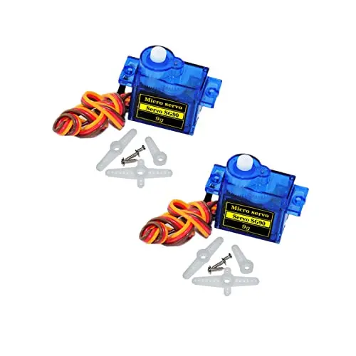 Servo SG90，Micro Steering Gear Motor kit Suitable for Remote Control Robot Helicopter Airplane Control car Ship (360 Degrees)