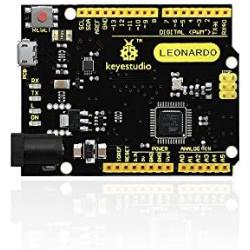 KEYESTUDIO Leonardo R3 Microcontroller Development Board with USB Cable Kit for Arduino Project
