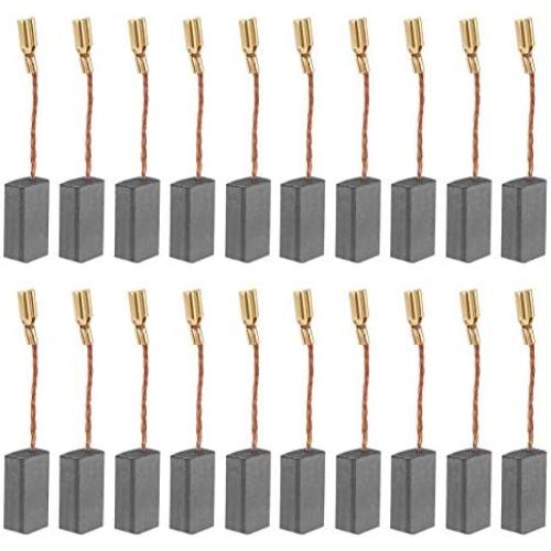 Carbon Brushes Carbon Pencils, 20Pcs Replaceable Great Conductive Carbon Brush for Electric Motor Drill 100 5 * 8 * 16mm for Electric Motor Drill