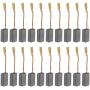 Carbon Brushes Carbon Pencils, 20Pcs Replaceable Great Conductive Carbon Brush for Electric Motor Drill 100 5 * 8 * 16mm for Electric Motor Drill