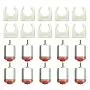 10pcs Micro 130 DC Motor Strong Magnetic Brushed Electric DC 3V -12V 25000 RPM Cars Toys Electric Motor, High Speed Torque DIY Remote Control Toy Car Hobby Motor, Metal Car Engine Motor Kit for Toys