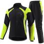 BALEAF Mens Winter Cycling Jackets Cold Weather Bike Pants Thermal Windproof Motorcycle Clothing Set Mountain Biking