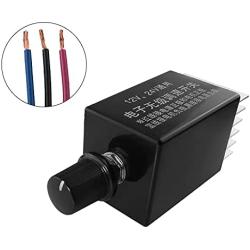 ZZLZX 12V Fan Controller DC 12V 24V 10A Electronic Stepless Speed Regulator Switch for Car Truck Fan Heater Control DC Motor Speed Controller
