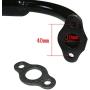 sthus 40mm Black Muffler Stock Exhaust Pipe for 49cc 50cc 60cc 66cc 80cc Motorized Bicycle 2-Stroke