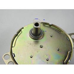 CHANCS TYD-50 Small Synchronous Gear Motor AC 110V 5-6RPM CCW Torque Flush Shaft 11mm for School Project