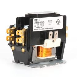AUKENIEN 1 Pole 32 Amp 24 VAC AC Contactor 1P 32A 24V Coil Voltage Air Conditioner Compressor Condenser Carrier Unit Contactor