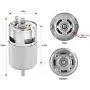 775 DC Motor DC 12V - 24V Max 10000RPM - 20000RPM Ball Bearing Large Torque High Power Low Noise Gear Motor Electronic Component Motor 2pcs