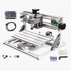 3 Axis Desktop DIY Mini CNC 3018 Router Kit GRBL Control Plastic Acrylic PCB PVC Wood Carving Milling Engraving Machine Working Area 30x18x4.5cm