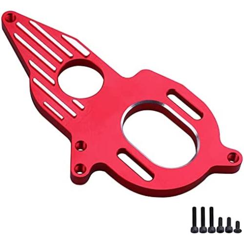 Aluminum Motor Mount for Arrma Granite Mega Typhon/Big Rock/Senton 3S Outcast/Kraton 4S RC Models Car Monster Truck Buggy Replacement (Red)