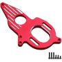 Aluminum Motor Mount for Arrma Granite Mega Typhon/Big Rock/Senton 3S Outcast/Kraton 4S RC Models Car Monster Truck Buggy Replacement (Red)