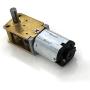 Xuulan Xianglaa-Motor 1pcs N20 DC 3V-12V Mini Micro Worm Gear Motor, w/Full Metal Gearbox Gearwheel Large Torque 90°-Axis 15RPM-120RPM, (Speed(RPM) : 3V 30RPM)