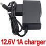 WOGQX Battery for Electric Bicycles Pack 12V 15Ah 6S1P E-Bike Lithium-Ion Battery Built in BMS for 500W 350W 250W Electric Bicycle Scooter Motor with Charger