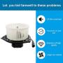 HVAC Blower Motor Assembly 700129 19131212 19210741 Heater Blower Motor for 1997-2000 Buick Century Regal / 1997-2000 Chevrolet Corvette / 1998-2000 Oldsmobile Intrigue / 1997-2000 Pontiac Grand Prix