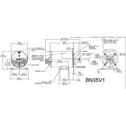 Pool Pump Motor, 1-1/2 HP, 3450, 115/230V