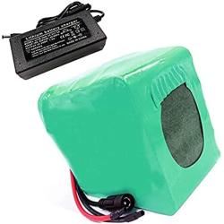 Jieoto 24V 15000mAh E-Bike Li-ion Battery Pack 15Ah 6S 6P Battery for 250W 350W Motor for Electric Tools Model Aircraft Power Wheelchairs with Charger+ BMS