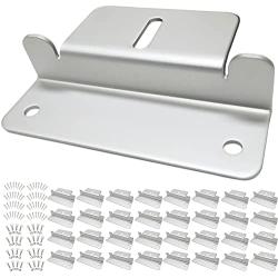 AGOTVAPO Solar Panel Mounting Brackets Z Bracket, rv Solar Panel mounting Brackets for Solar Panel, with Nuts and Bolts, Supporting for RV,Boats,Motorhome,Cabins,Garages,Off Grid (32 Units Brackets)