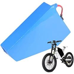 Jieoto 72V E-Bike Battery 30Ah 20S 6P Li-ion Triangle Battery Pack Electric Motorcycle 500W-2800W Lithium Battery with 5A Quick Charger and Triangle Bag