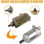 Starter Motor and Drive Bendix Combo Kit Compatible with Polaris ATV UTV 325 330 335 425 500 Replace Smu0061 113528 495713 3084981 3090188 for Sportsman Ranger Scrambler Magnum ATP Trail Boss