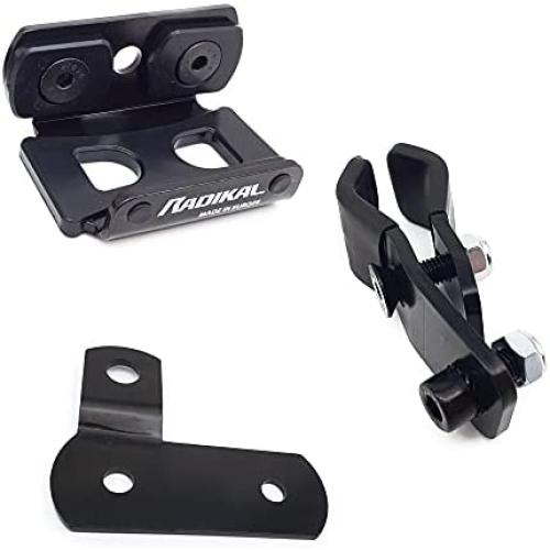 RADIKAL RK402 Motorbike Transport Bracket for Disc Lock RK10 RK14S to Mount on Tubes and Screws