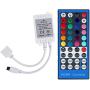 BZONE 40 Keys RGBW IR Remote Controller for SMD 5050 3528 LED Strip Lights