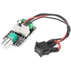 Jectse Speed Controller,PWM DC 6V 12V 24V Motor Speed Controller Reversible Voltage Regulator Switch 3A,for Brushed Motor Electrical Motor Controls