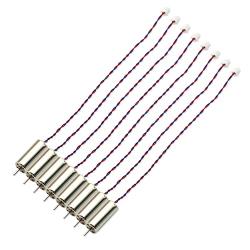 DaFuRui 8 Pack 8520 Motor 8.5x20mm Coreless Brushed Motor 3.7V 53000Rpm Mini DC Motors