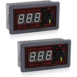 Aobao 2pcs Motor Speed Controller PWM DC 12V 24V 60V 500W Adjustable Speed R