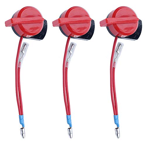 3 Pack ON Off Engine Stop Switch for Honda GX120 GX160 GX200 GX240 GX270 GX340 GX390, ADEFOL Engine On Off Stop Switch for Engine Generators Lawn Mower Pump Garden Tractor, 36100-ZE1-015