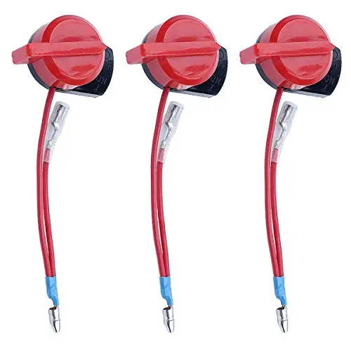 3 Pack ON Off Engine Stop Switch for Honda GX120 GX160 GX200 GX240 GX270 GX340 GX390, ADEFOL Engine On Off Stop Switch for Engine Generators Lawn Mower Pump Garden Tractor, 36100-ZE1-015