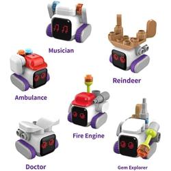 BOTZEES Robotics Mini Coding Robot Set STEM Toy Coding Robot for Kids Programming Robot Set for Boys Girls Ages 3+