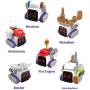 BOTZEES Robotics Mini Coding Robot Set STEM Toy Coding Robot for Kids Programming Robot Set for Boys Girls Ages 3+