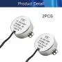 Jutagoss Synchronous Motor,TYC-50 Horizontal Hole Tapping Shaft Direction CW/CCW, 4 Watt AC 220V 8-10 RMP, 2 Pcs