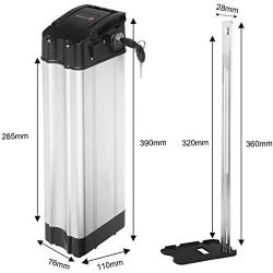 Jieoto Ebike Battery 24V 36V 48V/ 10AH 12AH 13AH 15AH 17.5AH 20AH 21AH Electric Bike Li-ion Battery Electric Bicycle Down Discharge Battery Pack for 250W 350W 500W 750W 1000W Motor