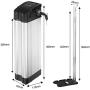 Wnicek Ebike Battery 24V 36V 48V/ 10AH 12AH 13AH 15AH 17.5AH 20AH 21AH Electric Bike Li-ion Battery Electric Bicycle Down Discharge Battery Pack for 250W 350W 500W 750W 1000W Motor