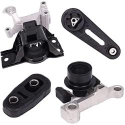 Engine Motor Mount Compatible with Fits 2007-2012 Nissan Sentra 2.0L w/AUTO CVT Motor & Trans Mount Set 4pcs : A4348, A4345, A4318, A4346