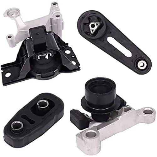 Engine Motor Mount Compatible with Fits 2007-2012 Nissan Sentra 2.0L w/AUTO CVT Motor & Trans Mount Set 4pcs : A4348, A4345, A4318, A4346