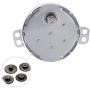 Yosoo 2pcs Turntable Synchronous Synchron Motor 50/60Hz AC 100~127V 4W for Hand-Made, School Project, Model (15-18RPM)