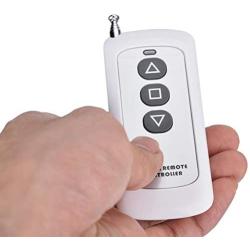 Calvas Universal Remote Uzaktan Kumanda Ac 110V 2 Channel 433Mhz Wireless Motor Remote Control Switch Controller Transmitter Remote