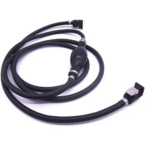 Boat Engine 6Y2-24306-55 56 6YK-24306-60 61 62 63 64 Marine Fuel Line Hose with Connector and Primer Pump Assy for Yamaha Outboard Motor, 5/16/8mm Pipe, Length 9.8ft