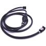 Boat Engine 6Y2-24306-55 56 6YK-24306-60 61 62 63 64 Marine Fuel Line Hose with Connector and Primer Pump Assy for Yamaha Outboard Motor, 5/16/8mm Pipe, Length 9.8ft