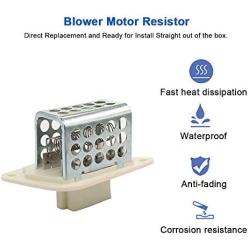 HVAC Blower Motor Resistor fits 1997 1998 1999 2000 2001 Jeep Cherokee & TJ & 1997-2006 Jeep Wrangler Replaces # 4864957 RU-353 RU1046 3A1101 CR158