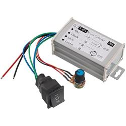 BOJACK Motor Speed Controller 9V-60V 12V 24V 36V 48V 60V Brush Motor Driver Controls Module Motor Pulse Width Modulator Regulator 20A 1200W PWM Monitor Dimmer Governor with Switch Knob