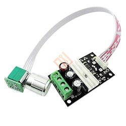 DC 12V 24V PWM Adjustable Reversible Reverse DC Motor Speed Controller Regulator Module Extended Knob Switch Control 3A 80W