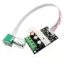 DC 12V 24V PWM Adjustable Reversible Reverse DC Motor Speed Controller Regulator Module Extended Knob Switch Control 3A 80W