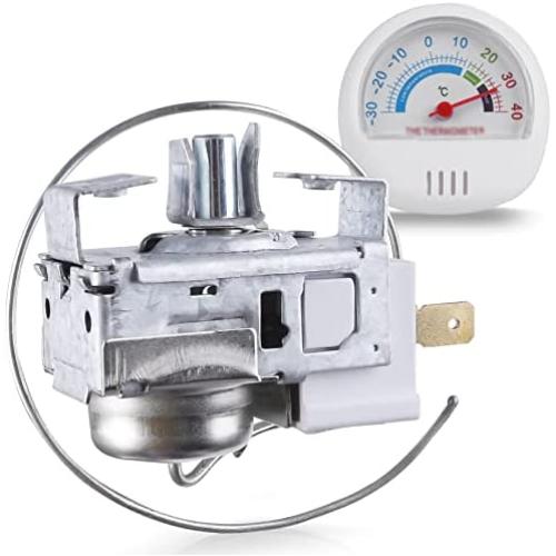 WR9X499 Mini Fridge Thermostat, WR9X499 Refrigerator Temperature Control Thermostat DIRECT Replacement,Exact Fit For GE & Hotpoint Refrigerators - Replaces AP2061705, WR09X0499