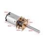 DC 12V Geared Motor Micro Speed Reduction Gear Box with Long Output Shaft for Robot DIY 100/200/2000RPM(12V 2000RPM)