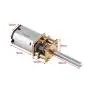 DC 12V Geared Motor Micro Speed Reduction Gear Box with Long Output Shaft for Robot DIY 100/200/2000RPM