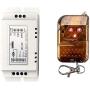 Anntem Wireless Remote Control Switch 433mhz rf Transmitter and Receiver kit dc12v Motor Transfer Starter Battery Power Small Motor Forward+Reverse+Stop Steering Remote Control Controller