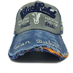 Blackreld South State Cotton Baseball Cap, Adjustable Snapback Dad Hat Cool Vintage Washed Low Profile Classic Summer Hats